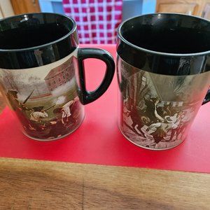 vintage thermo cup revolutionary set of two great condition